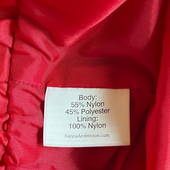 Hanna Andersson 110 Sz 5 Red Bubble Dress Nordic Ribbon Holiday - Picture 8 of 8